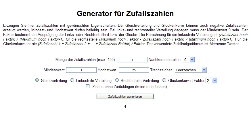 zufallsgenerator