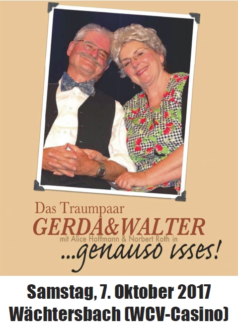 Gerda und Walter Plakat